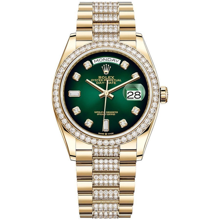 Rolex Oyster Perpetual 36 зеленые