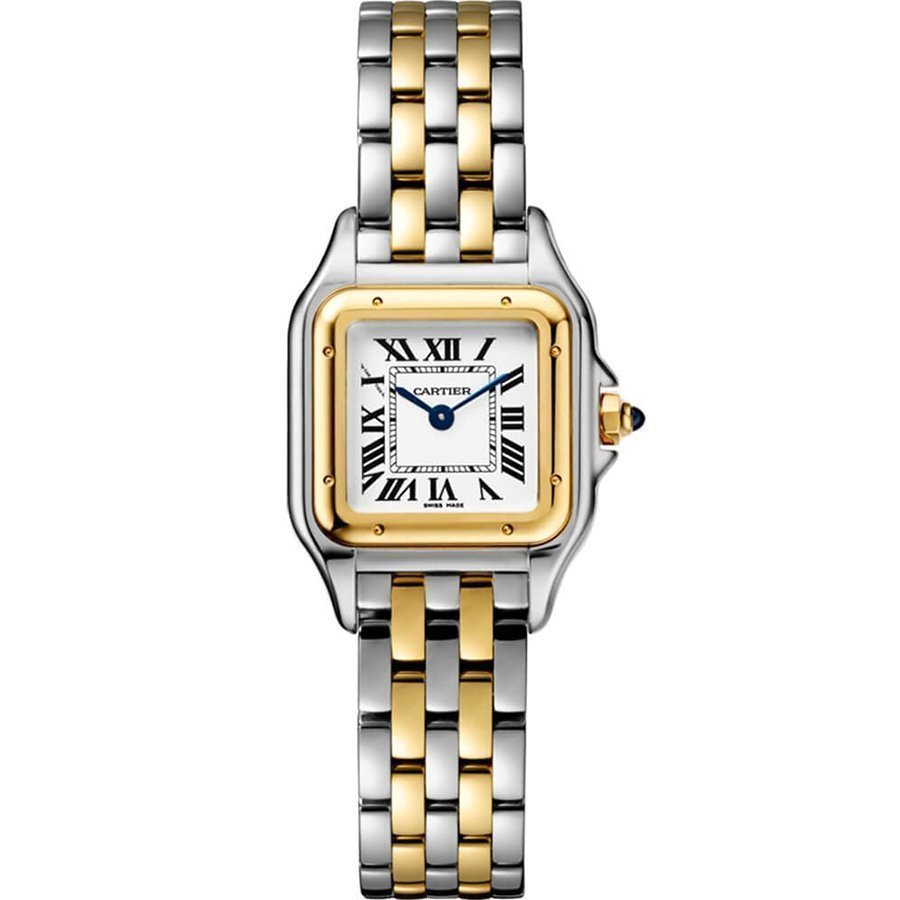 Копии часов Cartier Panthere de Cartier Small model, yellow gold and steel  W2PN0006 купить в Москве по выгодной цене: фото, характеристики