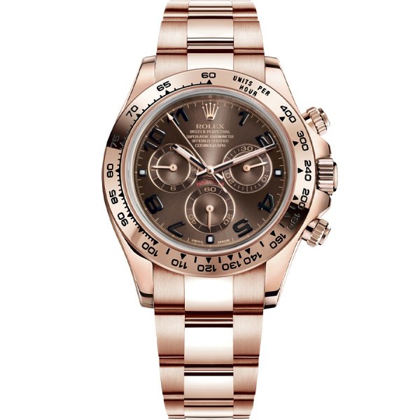 Rolex Cosmograph Daytona Everose Gold 116505 Chocolate Dial