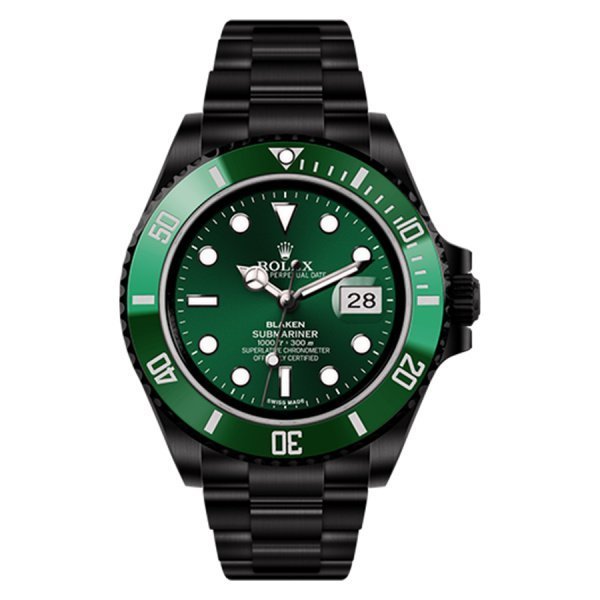 Rolex Blaken Submariner Date LV (black, DLC) 116610LV