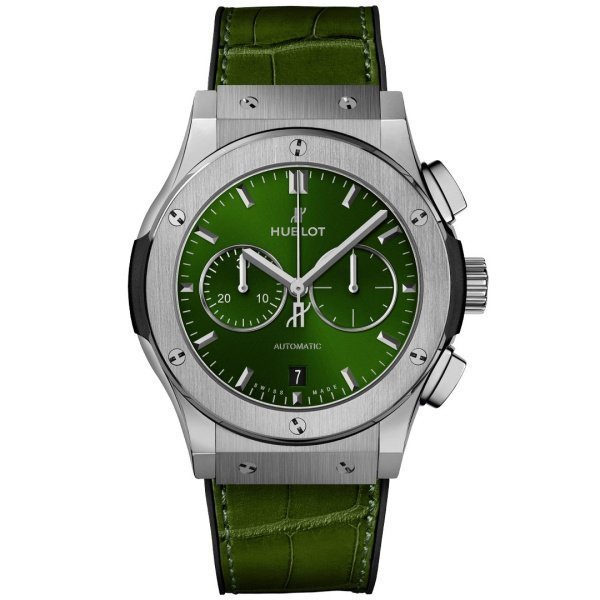 Hublot Classic Fusion Chronograph Titanium Green 42mm 541.NX.8970.LR