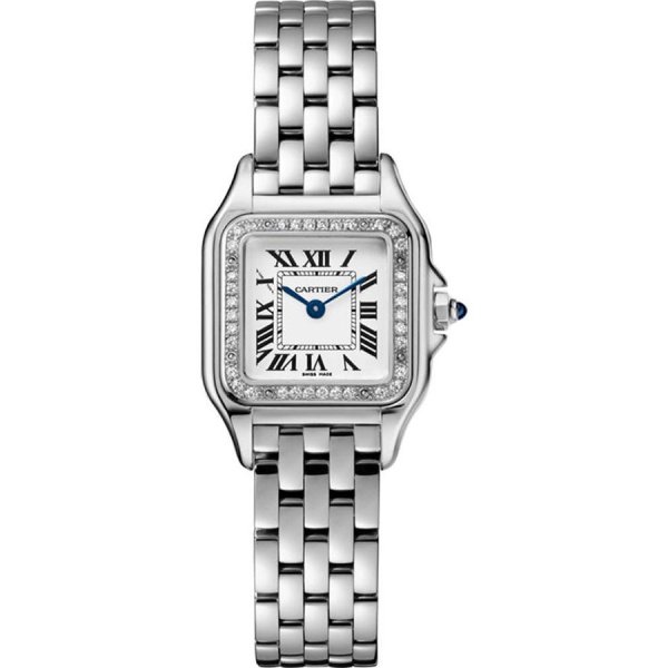 Cartier  Panthere de Cartier Small model, steel, diamonds  W4PN0007