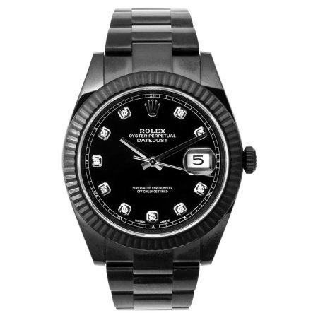 All black rolex datejust best sale